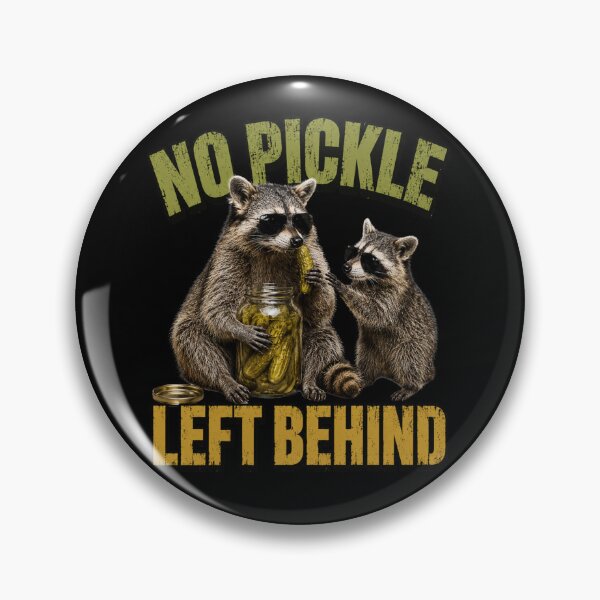 Item preview, Raccoon Eating Pickles Meme Design designed and sold by DarkRelicStudio.