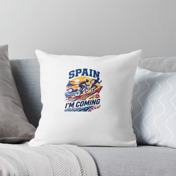 Item preview, Spain Triathlon I’m Coming – Swim Bike Run Endurance Sports Design designed and sold by Triathlongram.