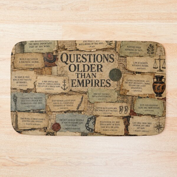 Item preview, Ancient Philosophy Quotes Collage designed and sold by Qenlo.