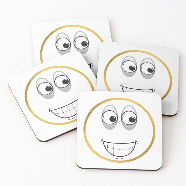 Item preview, Crazy Smile Goofy Face - Funny Cheeky Emoji Illustration designed and sold by Esraa-Arts.
