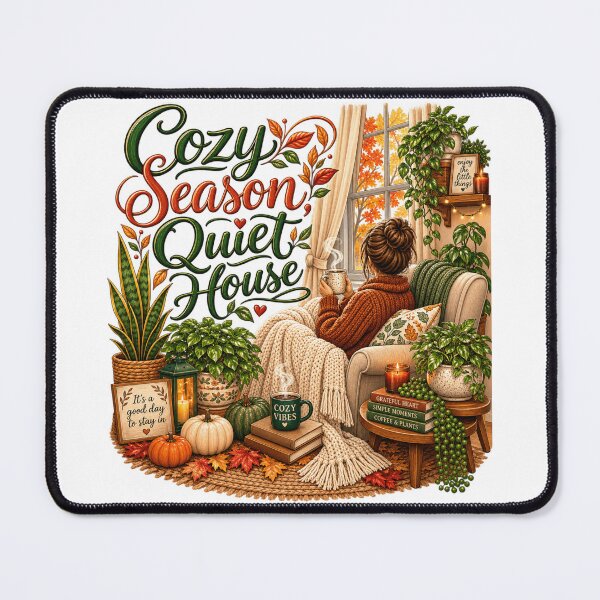 Item preview, Cozy Season Quiet House – Cozy Fall Empty Nester Plant Mom designed and sold by CottageGardenCo.