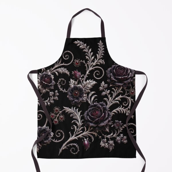 Item preview, Black Roses & Silver Filigree designed and sold by DansCreations42.