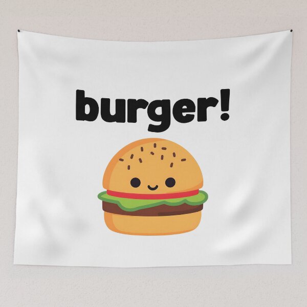 Item preview, cute burger  designed and sold by Rockveil Co..