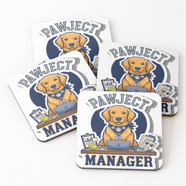 Item preview, Pawject Manager – Funny Golden Retriever Dog designed and sold by ClaussShop.