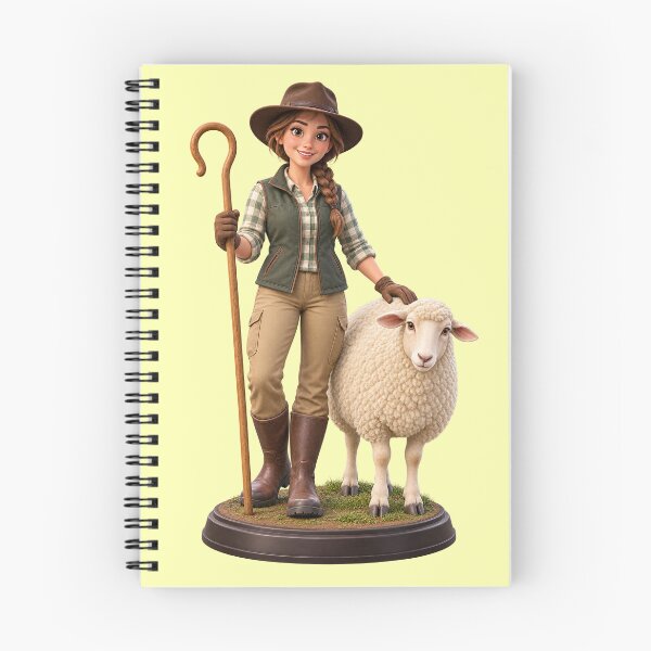 Item preview, Professional Female Sheep Farmer 3D Cartoon Character designed and sold by libanmax.