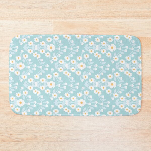 Item preview, Cute Sky Blue & White Daisy Meadow Floral Seamless Pattern designed and sold by LuxocaDesigns24.