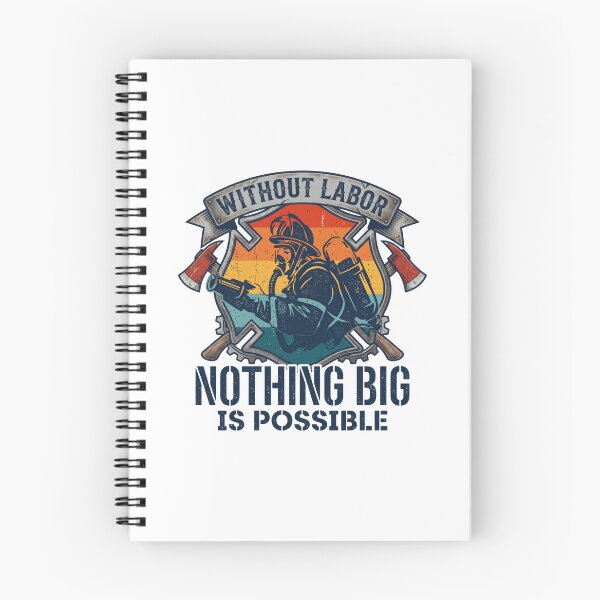 Item preview, Firefighter Vintage Badge Shirt - Without Labor Fire Rescue Tee designed and sold by relso.