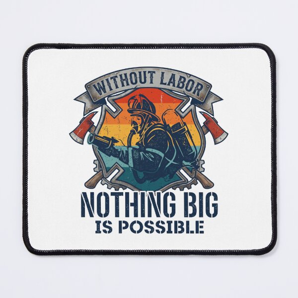 Item preview, Firefighter Vintage Badge Shirt - Without Labor Fire Rescue Tee designed and sold by relso.
