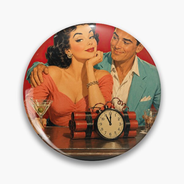 Item preview, Lets Have A Blast Vintage Couple Dynamite Poster designed and sold by obstinator.