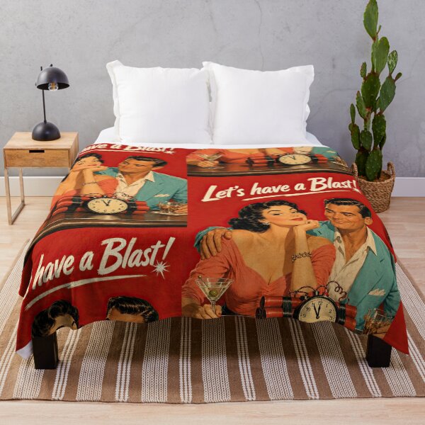Item preview, Lets Have A Blast Vintage Couple Dynamite Poster designed and sold by obstinator.