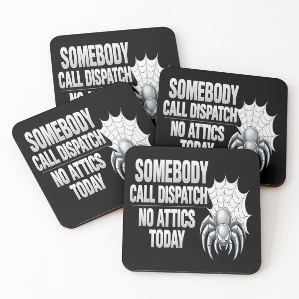Item preview, HVAC Tech “Somebody Call Dispatch - No Attics Today” Funny Tradesman Design designed and sold by FrozenHeat97.