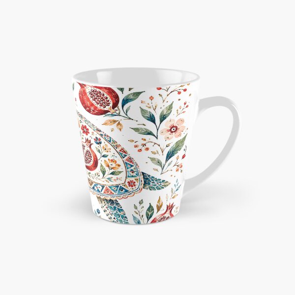Item preview, Watercolor Sea Turtle Pomegranate Floral Art designed and sold by Gold Turtle  Lina.