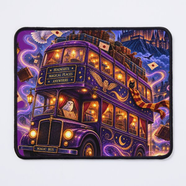 Item preview, Magical Bus – Enchanted Wizarding Adventure designed and sold by Lumvero.