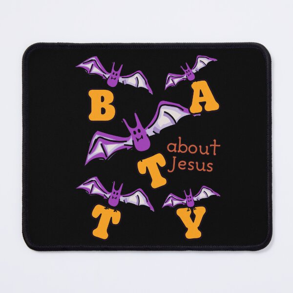 Item preview, Batty About Love Jesus Holy Spirit Spooky Season Cute Bats Fall Autumn designed and sold by Forevermore.