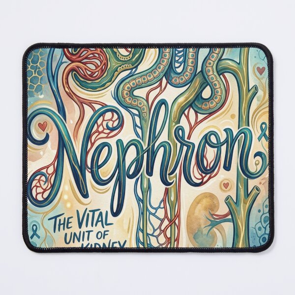 Item preview, Nephron – The Vital Unit of the Kidney | Nephrology Design designed and sold by Mirgonhood.