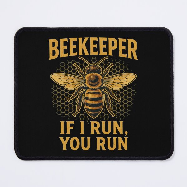 Item preview, Beekeeper If I Run You Run T-Shirt - Funny Bee Keeper Shirt - Beekeeping Men Vintage Bee Keeper Outfit designed and sold by Dabbing Turtle Designs.