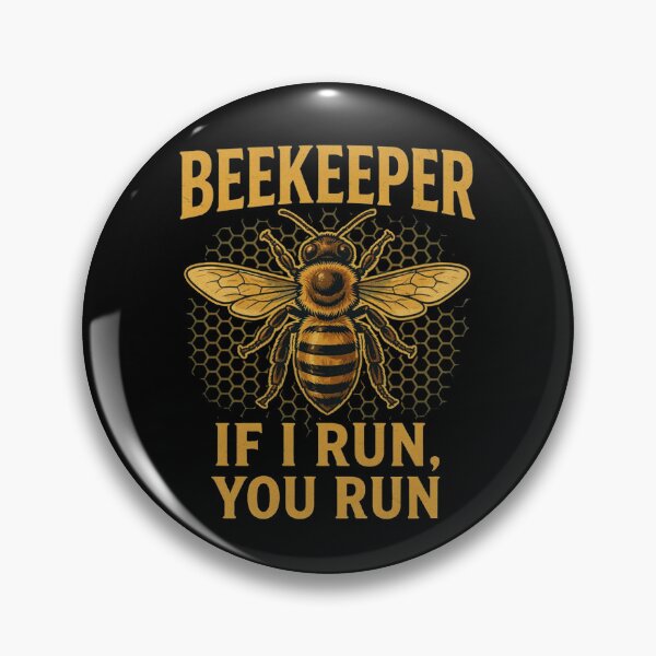 Item preview, Beekeeper If I Run You Run T-Shirt - Funny Bee Keeper Shirt - Beekeeping Men Vintage Bee Keeper Outfit designed and sold by Dabbing Turtle Designs.