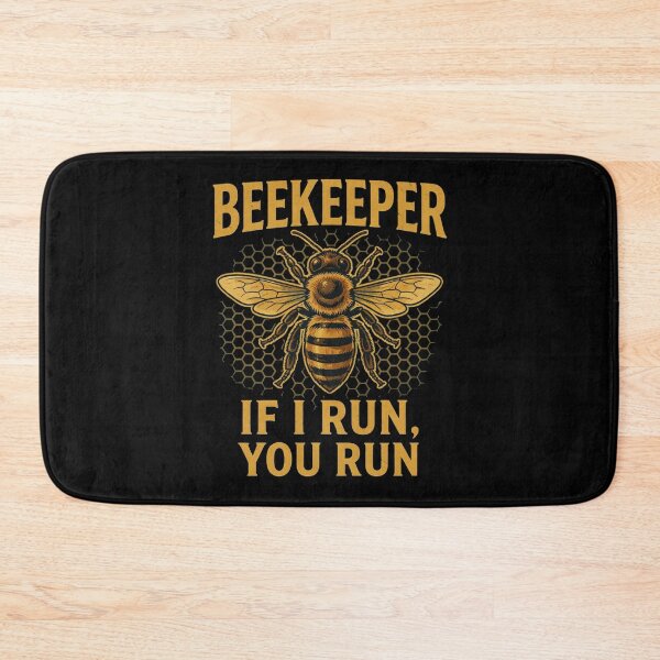 Item preview, Beekeeper If I Run You Run T-Shirt - Funny Bee Keeper Shirt - Beekeeping Men Vintage Bee Keeper Outfit designed and sold by Dabbing Turtle Designs.