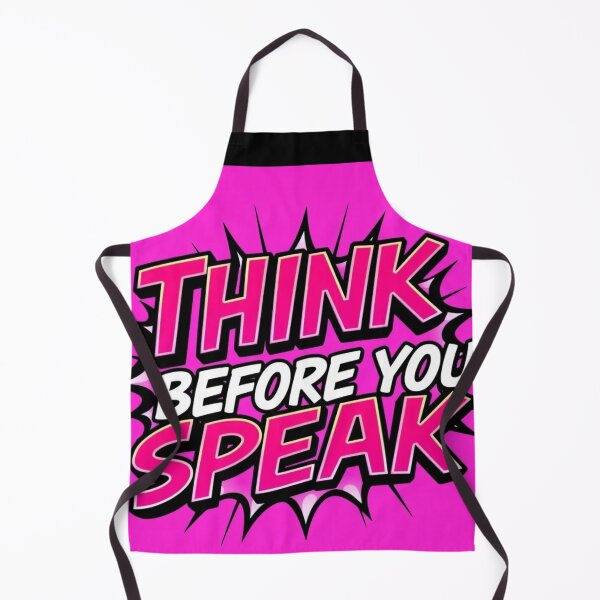 Item preview, Think Before You Speak designed and sold by HappyPrintCo.