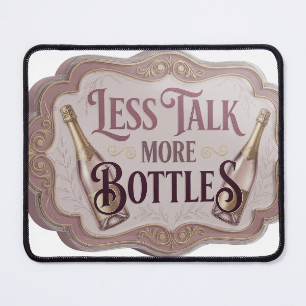 Item preview, Classic LESS TALK MORE BOTTLES v2 designed and sold by dazzlemakers.