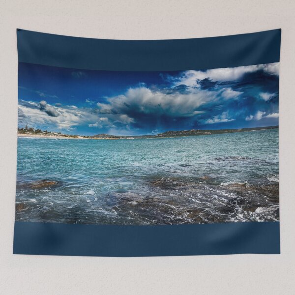 Item preview, Dramatic Storm Clouds Over Turquoise Sea designed and sold by Faith Based Decor .