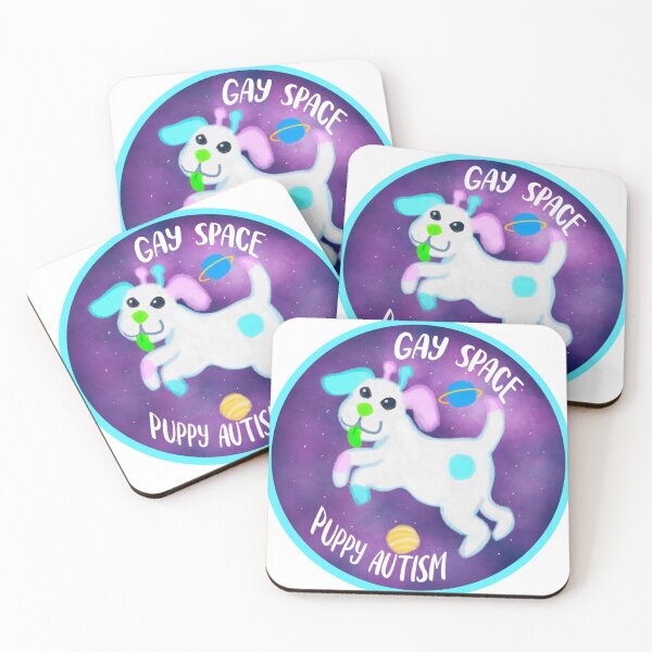 Item preview, Gay Space Puppy Austism designed and sold by enbywerewolf.