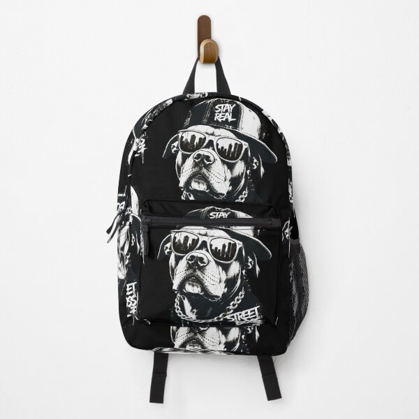 Item preview, Stay Real Street Boss Cool Pitbull Dog Hip Hop Urban designed and sold by BellabdO.