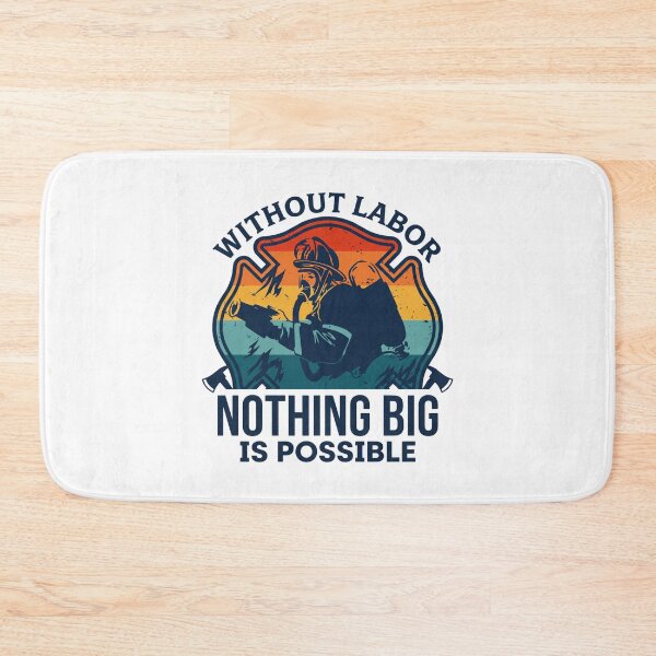 Item preview, Labor Strength Badge Shirt - Without Labor Nothing Big Tee designed and sold by relso.