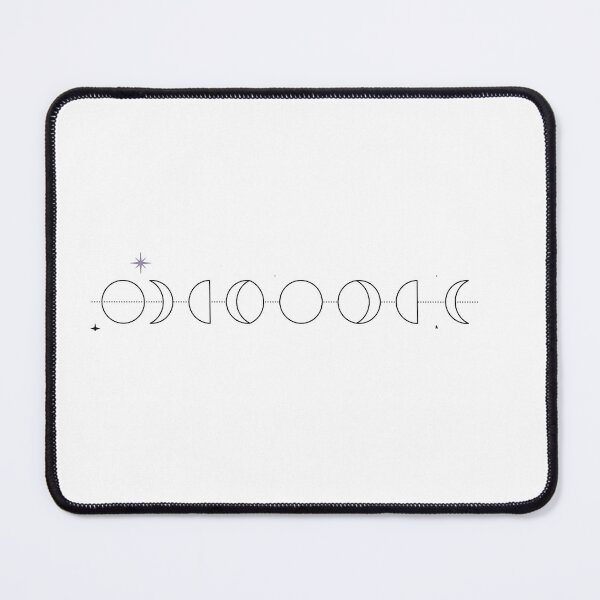 Item preview, Minimalist Moon Phases Line Art Celestial Design designed and sold by urchoice002.
