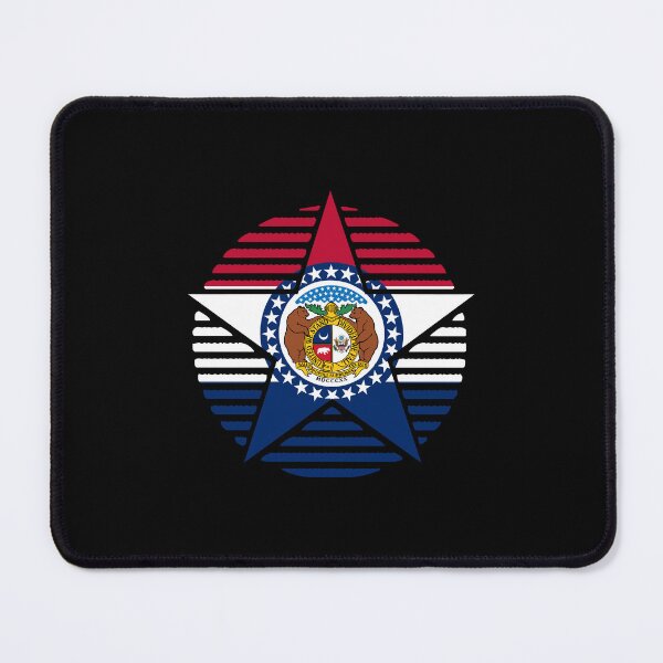 Item preview, Retro Missouri Star Shaped Flag MO designed and sold by shitpostee.