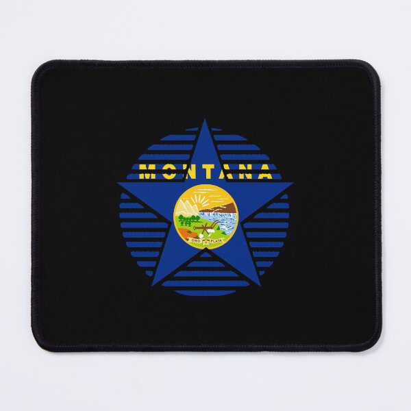 Item preview, Retro Montana Star Shaped Flag MT designed and sold by shitpostee.