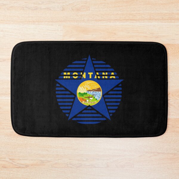 Item preview, Retro Montana Star Shaped Flag MT designed and sold by shitpostee.