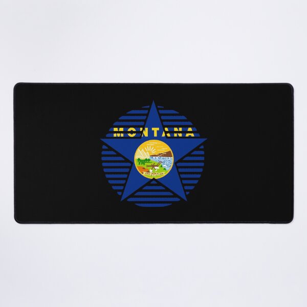 Item preview, Retro Montana Star Shaped Flag MT designed and sold by shitpostee.