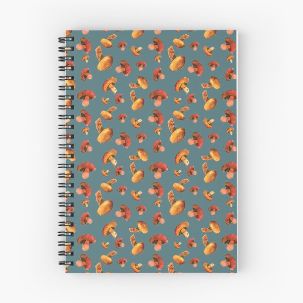 Item preview, Mushrooms Scattered on Teal designed and sold by jennifer-a-lane-design.