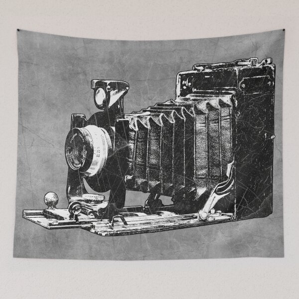 Item preview, Antique Press Bellows Camera Vintage Photography designed and sold by Ghoul Enterprises.