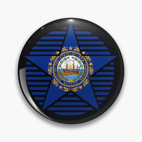 Item preview, Retro New Hampshire Star Shaped Flag NH designed and sold by shitpostee.