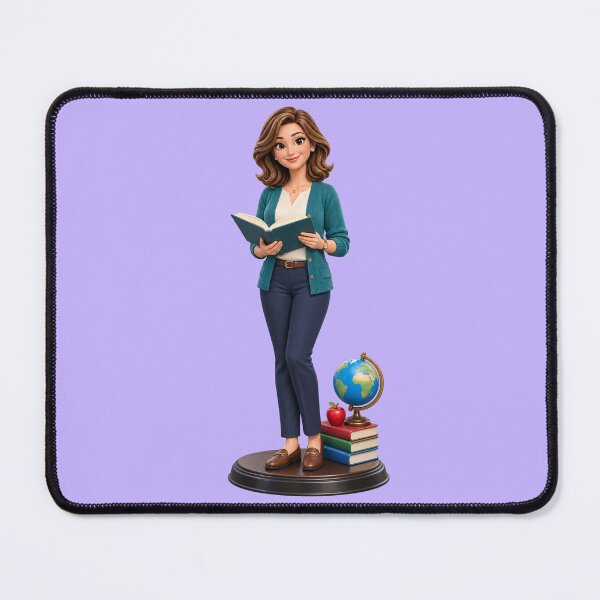 Item preview, Professional Female Teacher 3D Cartoon Character designed and sold by libanmax.