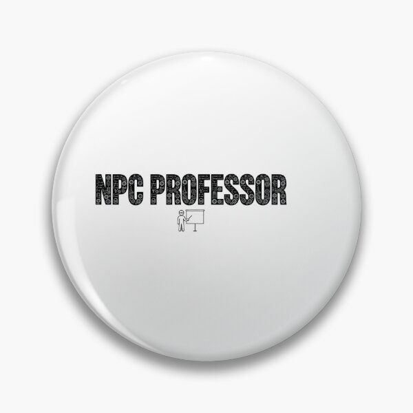 Item preview, NPC Professor Bold Typography Design designed and sold by Imaginarium of Chaos falcon88 .