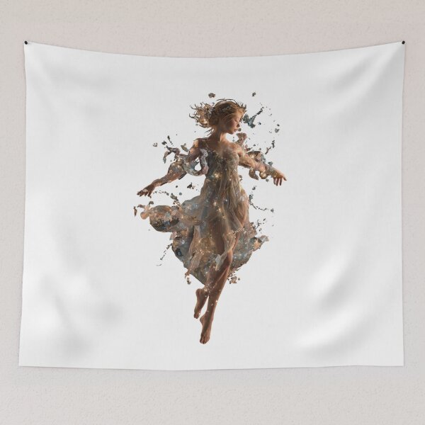 Item preview, Cosmic Earth Goddess Dancing In Stardust  designed and sold by LC&LCPlatform.