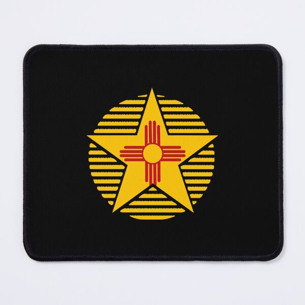 Item preview, Retro New Mexico Star Shaped Flag NM designed and sold by shitpostee.
