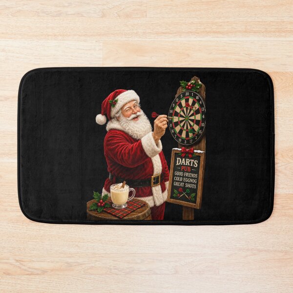 Item preview, Santa’s off the clock—and aiming for the bullseye! designed and sold by signshirtz.
