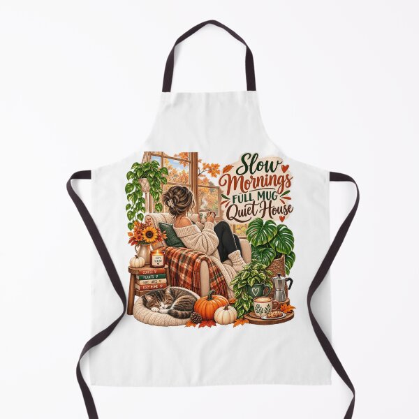 Item preview, Slow Mornings Full Mug Quiet House – Cozy Fall Coffee Lover designed and sold by CottageGardenCo.
