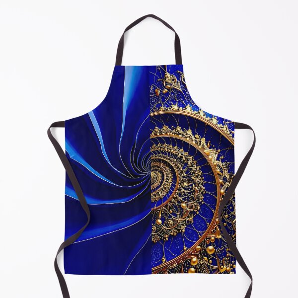 Item preview, Intricate Duality of Royal Navy Velvet and Gold Filigree designed and sold by Vicky Brago-Mitchell®.