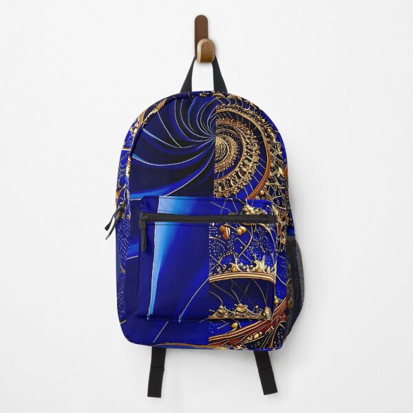 Item preview, Intricate Duality of Royal Navy Velvet and Gold Filigree designed and sold by Vicky Brago-Mitchell®.