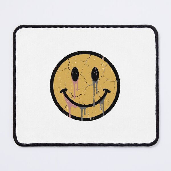 Item preview, Cracked Smiley Face Soft Grunge Y2K Design designed and sold by urchoice002.