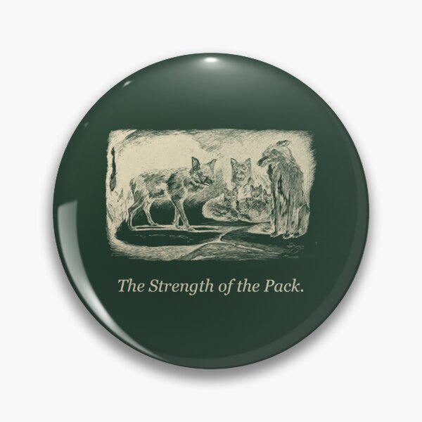 Item preview, The Strength of the Pack — Vintage Wolf Pack Literary Tee designed and sold by Core-E.