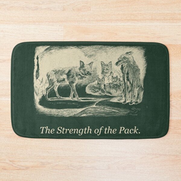 Item preview, The Strength of the Pack — Vintage Wolf Pack Literary Tee designed and sold by Core-E.
