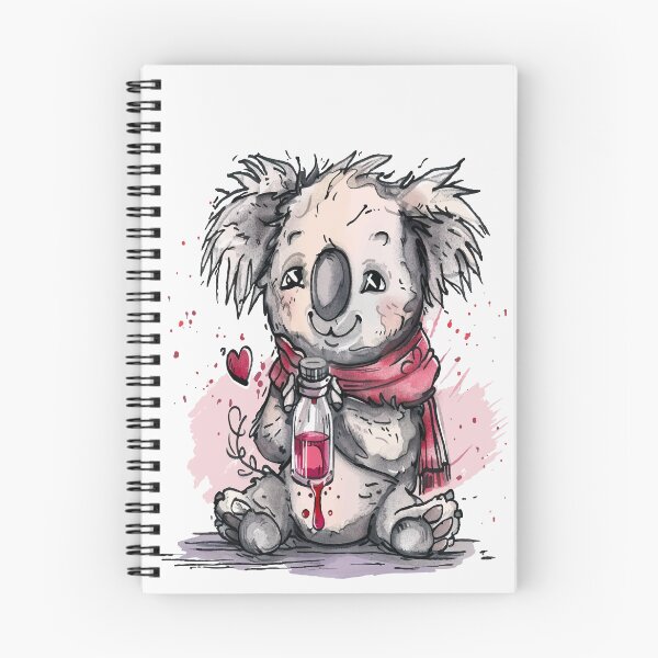 Item preview, Watercolor Koala Love Potion Design designed and sold by RichardRags.