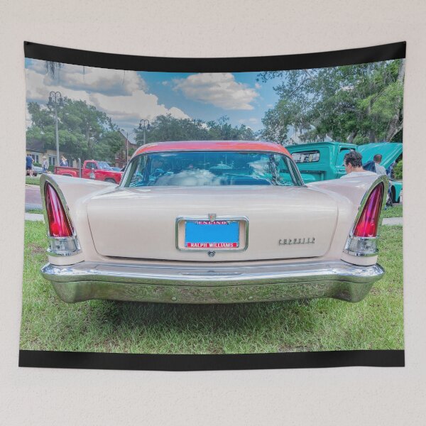 Item preview, 1957 1957 Chrysler Windsor Desert Rose and Gauguin Red Technical Blueprint Car Poster designed and sold by RichFrancoCars.