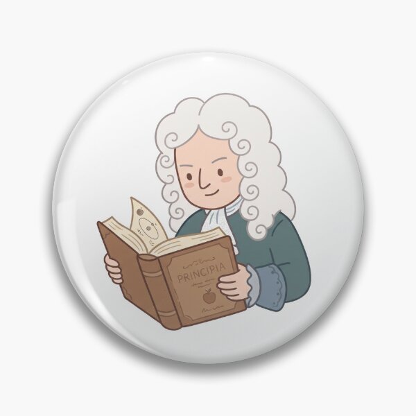 Item preview, Sir Isaac Newton Reading Principia designed and sold by LunnaAtica.